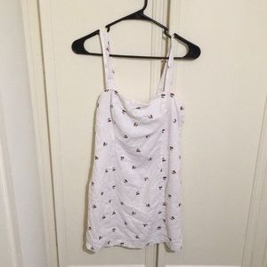 White Dress with Red Cherries